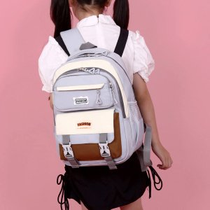 Hot Sale Large Capacity Primary School Multi-Pockets Schoolbags Waterproof Lightweight Children Backpack