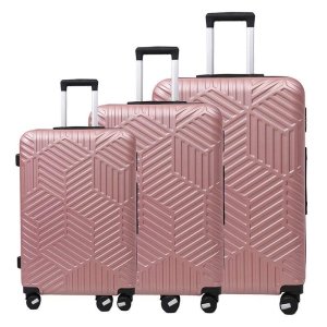 Large Suitcases Travel Hard with Wheels Shell Selected Sets Luxury Luggage Set